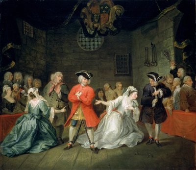 Die Bettleroper, ca. 1731 von William Hogarth