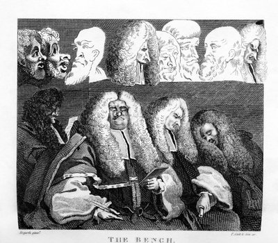 Die Bank von William Hogarth von William Hogarth