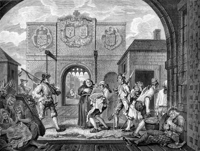 Die Tore von Calais von William Hogarth von William Hogarth