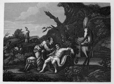 Der barmherzige Samariter von William Hogarth