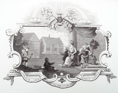 Eintrittskarte für das Tiverton-Schulfest von William Hogarth