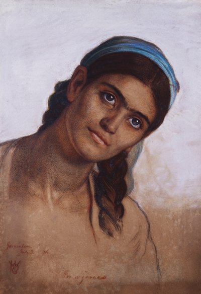 Studie einer syrischen Frau, 1876 von William Holman Hunt