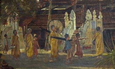 Eine Prozession in Burma von William Holt Yates Titcomb