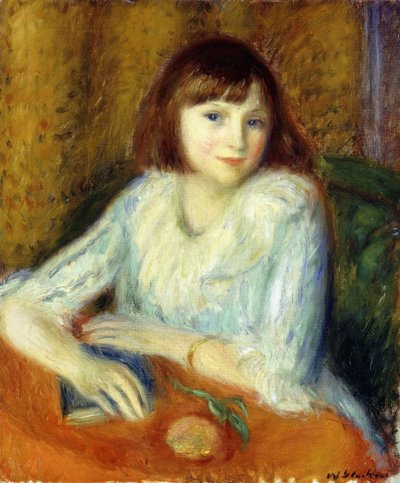 Ein Porträt von Penny von William James Glackens