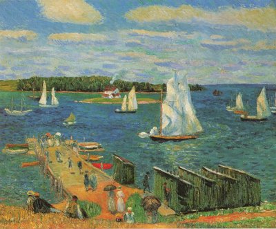 Mahone Bay von William James Glackens