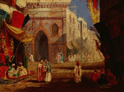 Eine Straße in Kairo von William James Muller