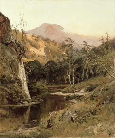 Mount Tamalpais vom Lagunitas Creek, 1878 von William Keith