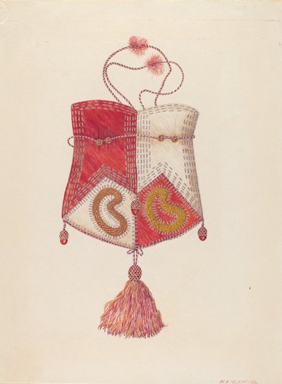 Perlenbeutel, 1935-1942 von William Kieckhofel