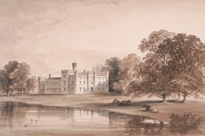 Chiddingstone Place, Blick vom See von William Knight