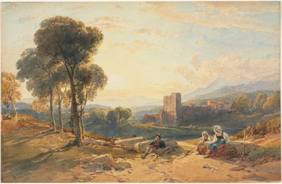 Landschaft, Italien, 1872 von William Leighton Leitch