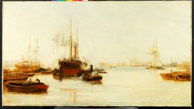 Das Becken von London von William Lionel Wyllie
