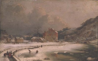 Winterszene von William Malbon