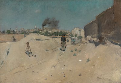 Vororte von Madrid von William Merritt Chase