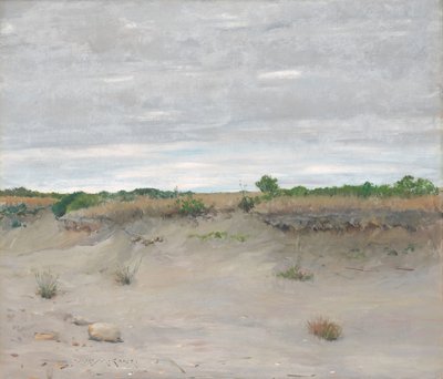 Vom Wind verwehte Sanddünen von William Merritt Chase