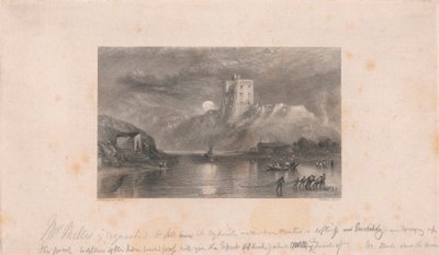 Norham Castle - Mondaufgang von William Miller