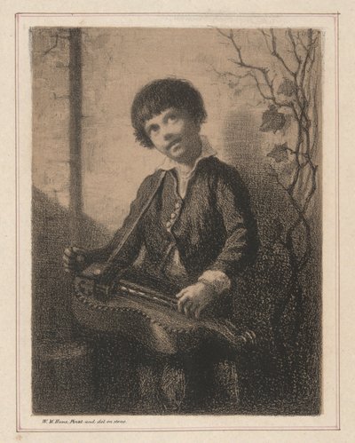Der Drehorgeljunge von William Morris Hunt