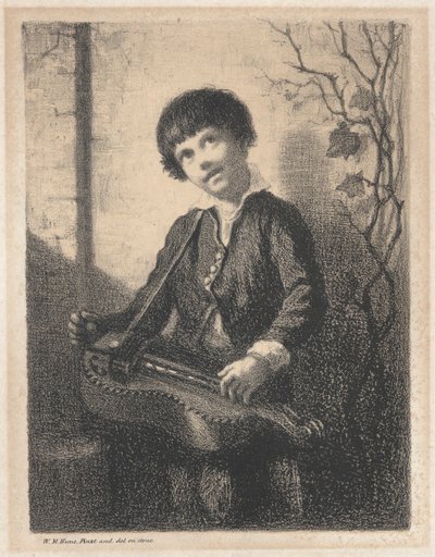 Der Drehorgeljunge von William Morris Hunt