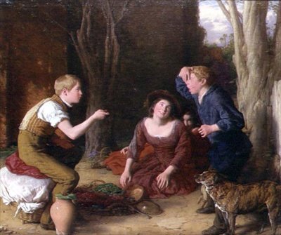 Der Schuss auf eine Kirsche von William Mulready