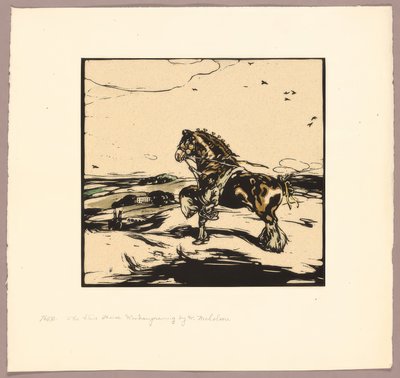 Das Shire Horse von William Nicholson
