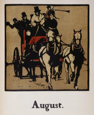 Kutschenfahrt (Fleiß) von William Nicholson