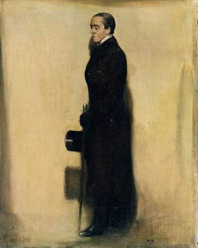 Porträt von Henry Maximilian Beerbohm von William Nicholson