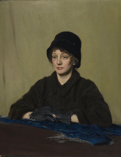 Das Mädchen mit dem zerrissenen Handschuh von William Nicholson