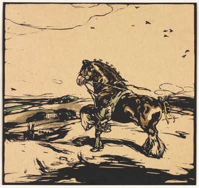 Das Shire-Pferd von William Nicholson