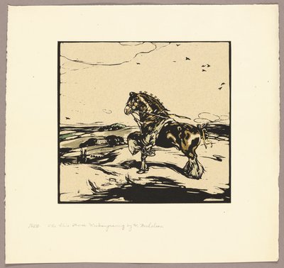Das Shire-Pferd von William Nicholson