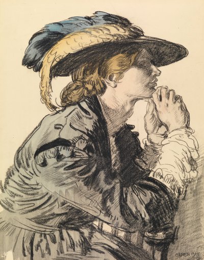 Porträt einer Dame von William Orpen