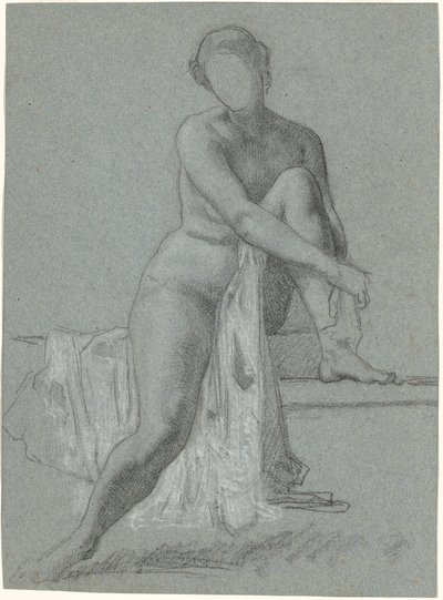 Sitzender Akt von William P. Babcock