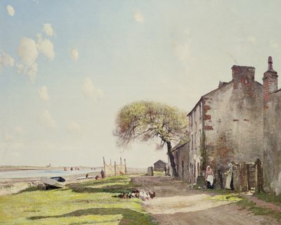Ein Dorf in Lancashire von William Page Atkinson Wells