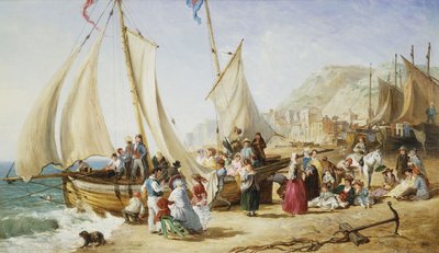 Ein Tagesausflug, Ramsgate, 1854 von William Parrott