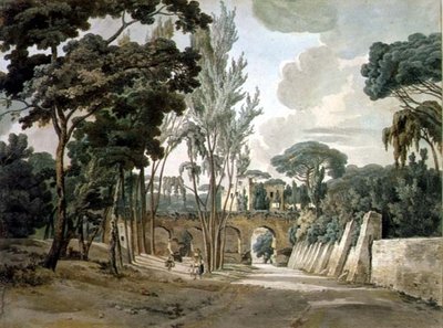 Alte Aquädukte in der Nähe von Capodichino, Neapel, 1780-1782 von William Pars