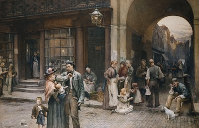 Samstagabend, 1898 von William Permeanus Cornish