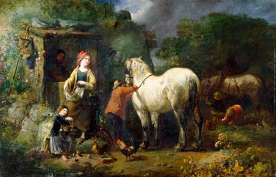 Das alte Kaltblutpferd, 1861 von William Perry