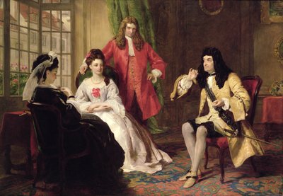 Lord Foppington erzählt seine Abenteuer von William Powell Frith