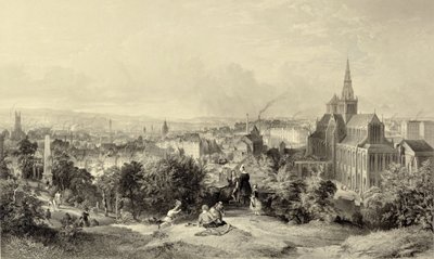 Glasgow vom Nekropolis von William Richardson