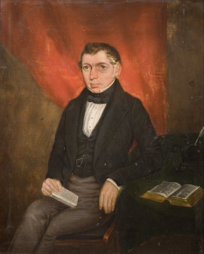 Porträt eines sitzenden Mannes von William Robert Hill