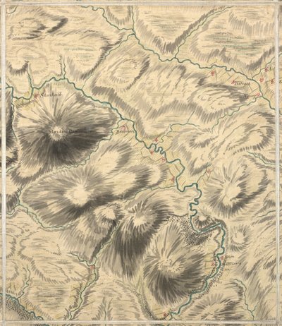 Dalnawhinny, Roy Militärische Vermessung von Schottland von William Roy