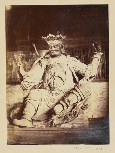[Chinesische Skulptur des Windgottes] von William Saunders
