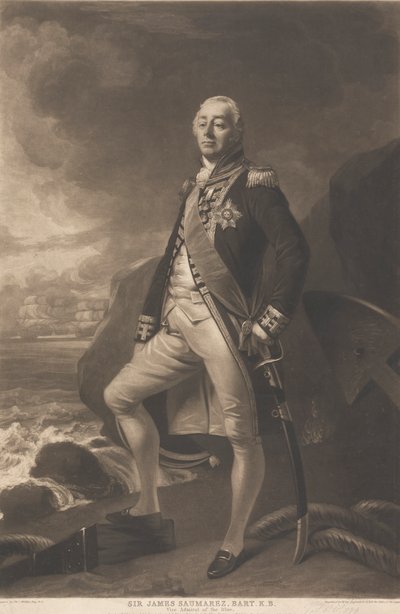 Sir James Saumarez, 1. Baron de Saumarez von William Say