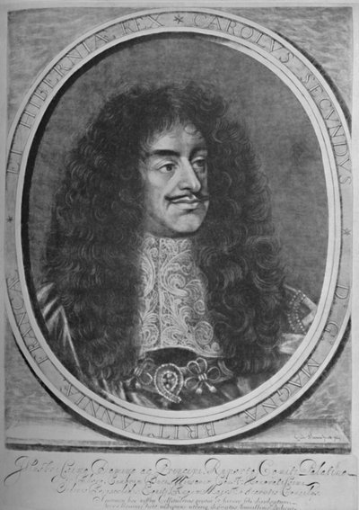 Porträt von Charles II, ca. 1660-1685, 1928 von William Sherwin