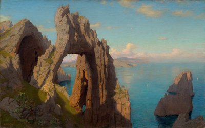 Natürlicher Bogen bei Capri von William Stanley Haseltine