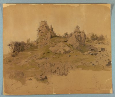 Studie einer Landschaft von William Stanley Haseltine