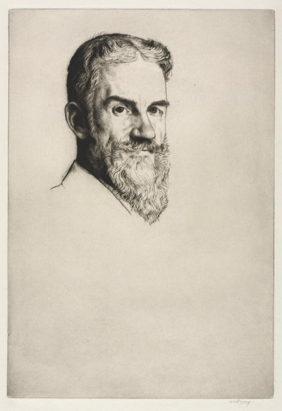 George Bernard Shaw, 1907 von William Strang