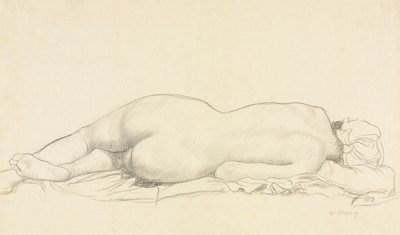 Liegender Akt von William Strang