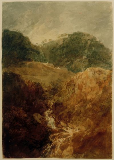 Ein Gebirgsbach: Kopf von Derwentwater(?) von Joseph Mallord William Turner