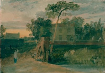Syon Ferry House, Isleworth, Sonnenuntergang von Joseph Mallord William Turner