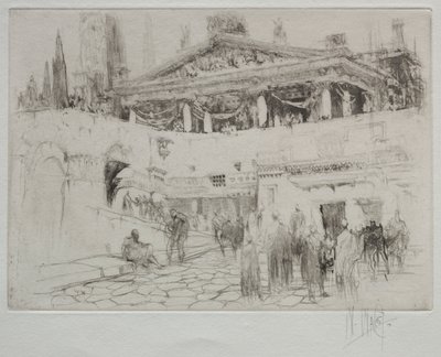 Der erste hölzerne Tempel des Jupiter von William Walcot