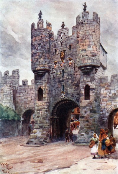 York, Micklegate Bar von William Wiehe Collins